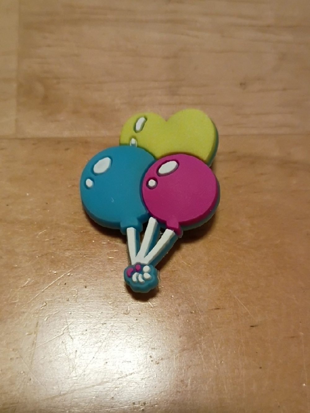 10 for $10 Jibbitz Croc Charms - Yellow Heart, Blue & Pink Balloons 3 - New